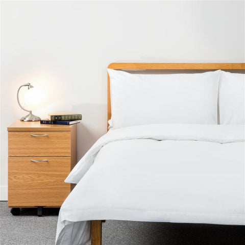 Mitre Essentials Spectrum Duvet Cover White Super King