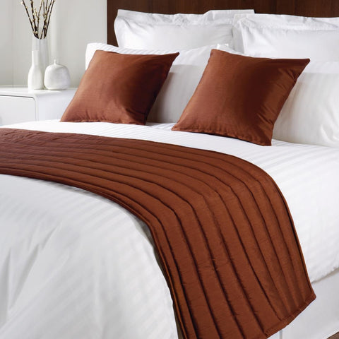 Mitre Comfort Simplicity Chocolate Bed Runner Super King