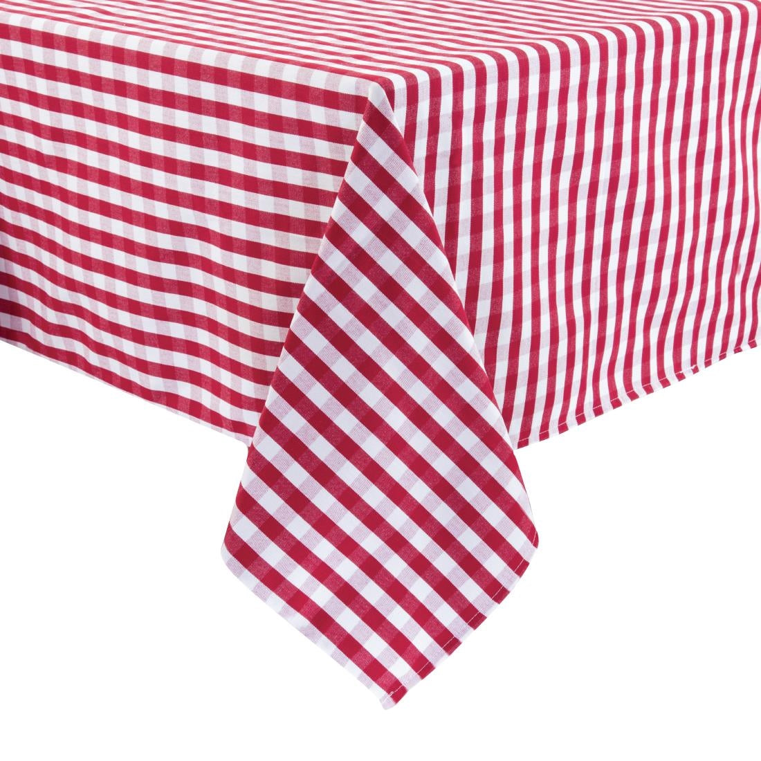 Mitre Comfort Gingham Tablecloth Red 890 x 890mm