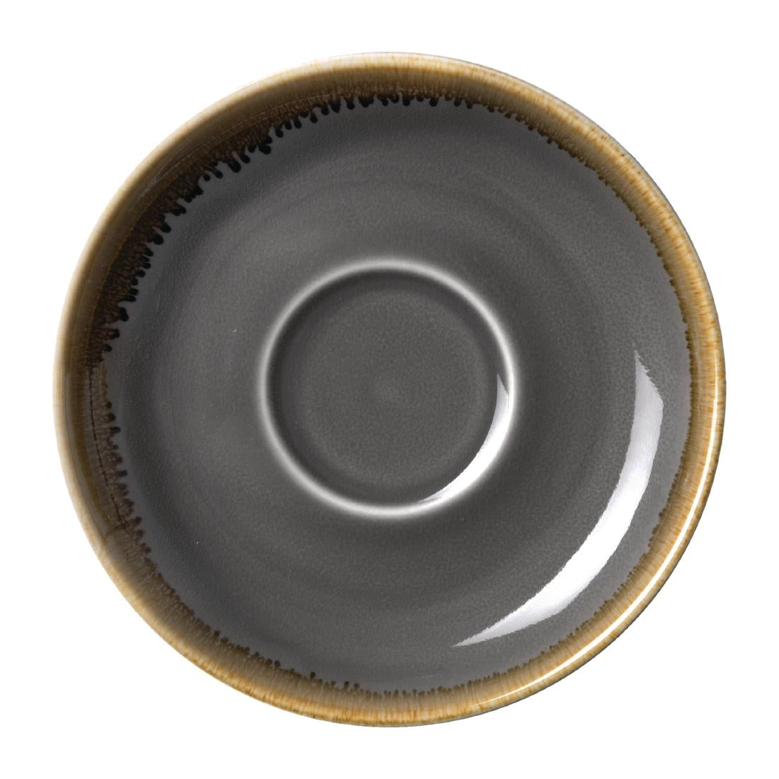 Olympia Kiln Smoke Saucer 160mm (Pack of 6)