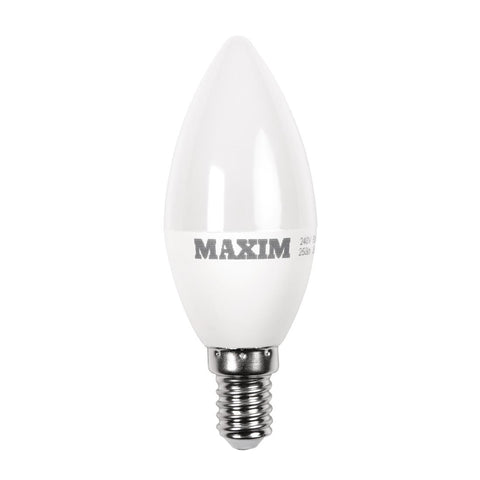 Maxim LED Candle Small Edison Screw Warm White 6W (Pack of 10)