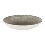 Churchill Studio Prints Raku Round Coupe Bowls Quartz Black 248mm (12 Pack)