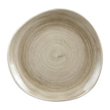 Churchill Stonecast Patina Antique Organic Round Plates Taupe 286mm (12 Pack)