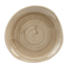 Churchill Stonecast Patina Antique Organic Round Plates Taupe 186mm (12 Pack)