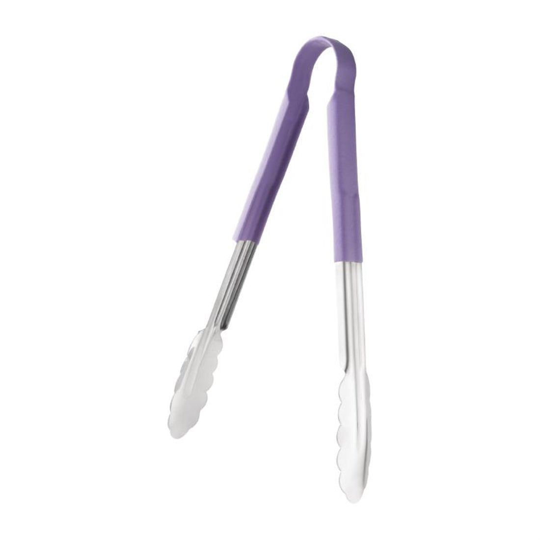 Hygiplas Colour Coded Serving Tong Purple 300mm