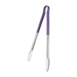 Hygiplas Colour Coded Serving Tong Purple - 405mm