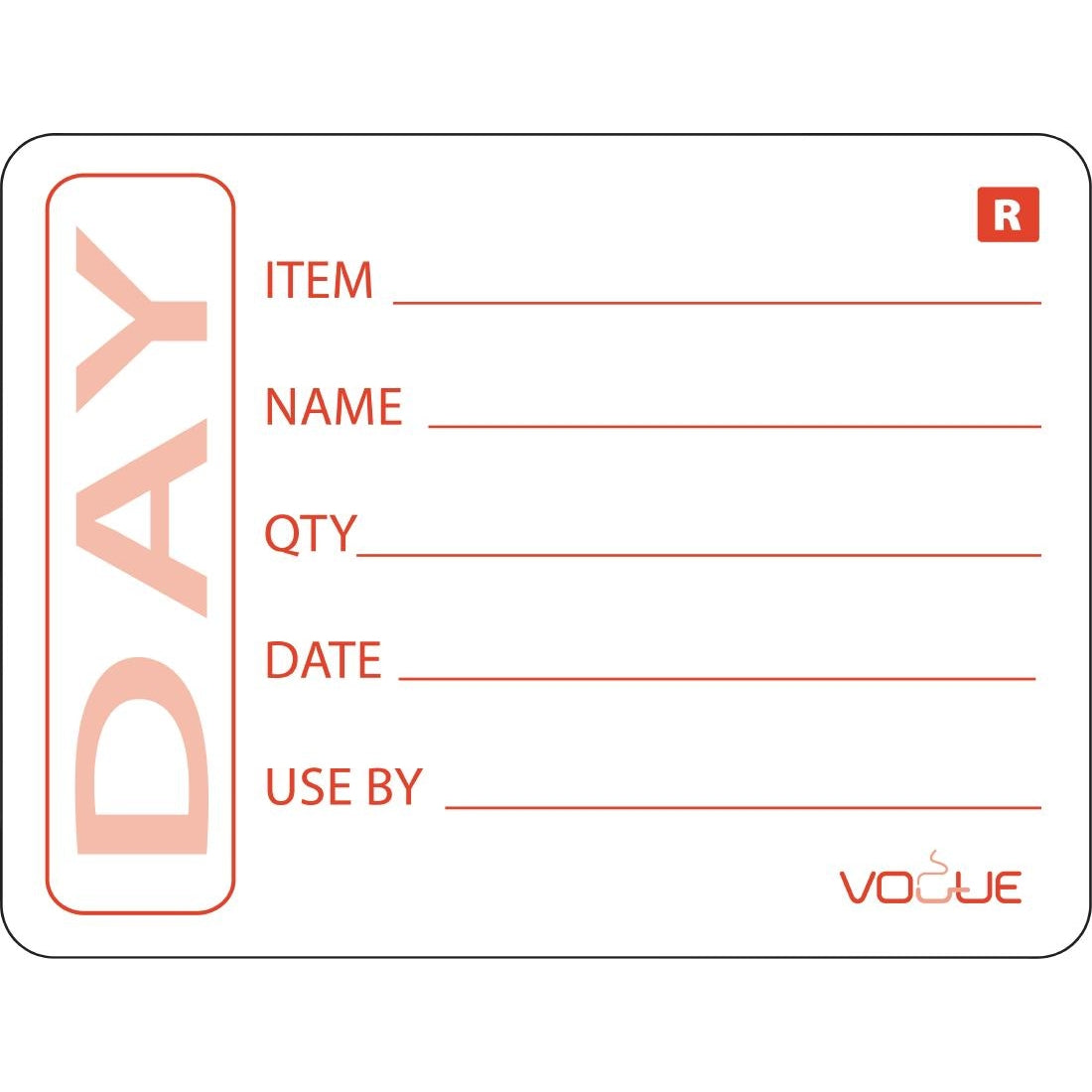 Prepped Food Labels