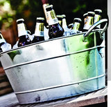 Beaumont Galvanised Steel Wine And Champagne Tub