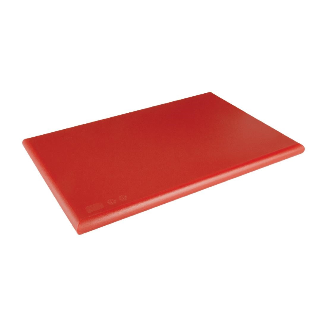 Hygiplas Thick High Density Red Chopping Board Standard 450x300x25mm