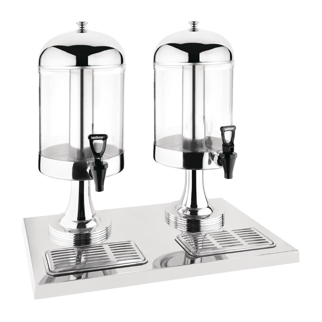 Olympia Double Juice Dispenser with Drip Tray