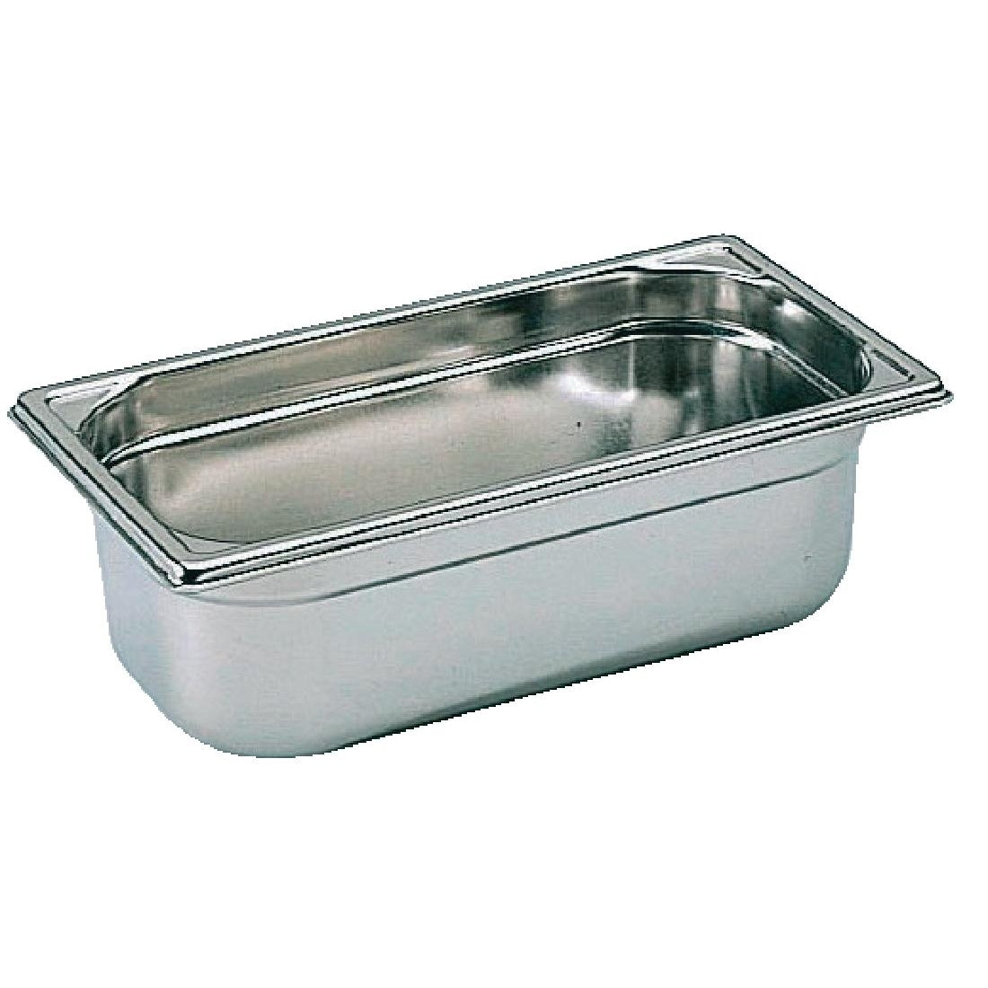 Matfer Bourgeat Stainless Steel 1/3 Gastronorm Tray 100mm