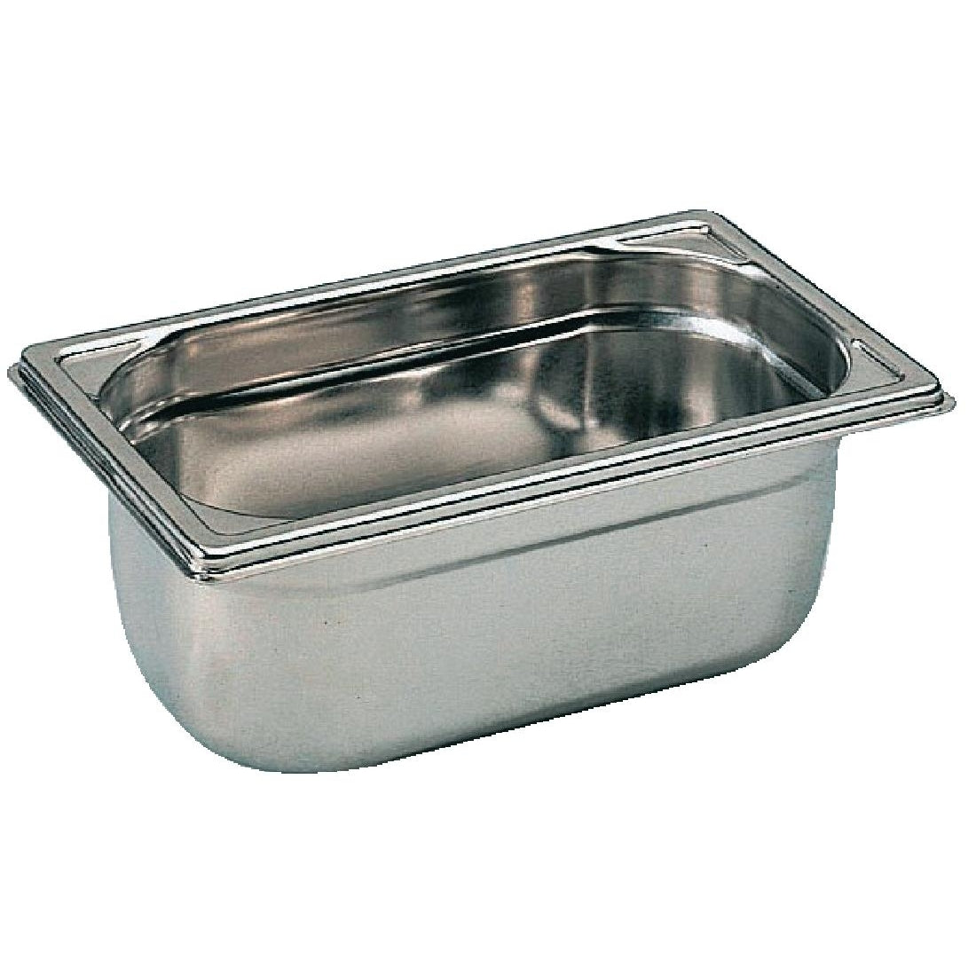 Matfer Bourgeat Stainless Steel 1/4 Gastronorm Tray 150mm