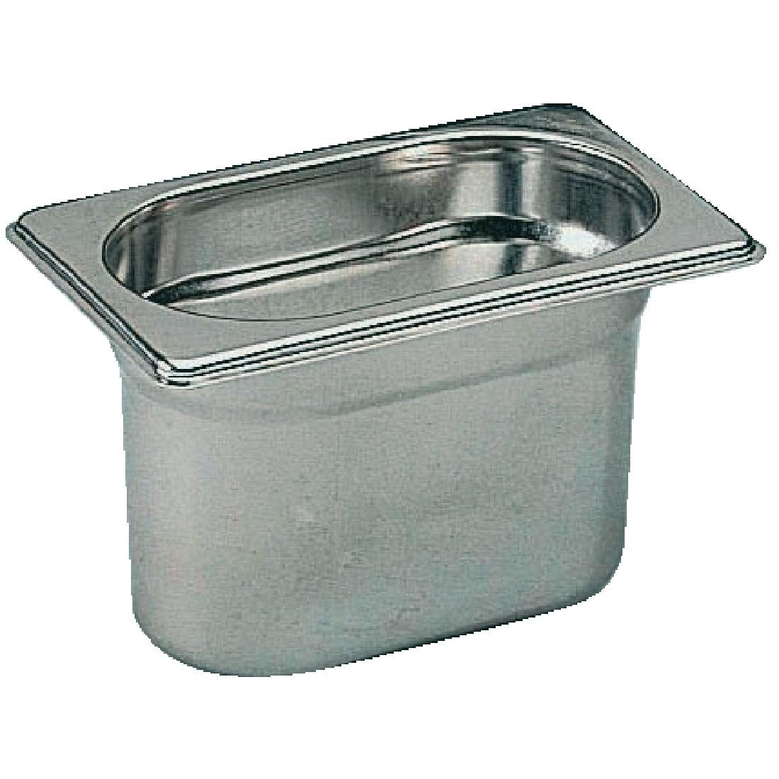 Matfer Bourgeat Stainless Steel 1/9 Gastronorm Tray 100mm