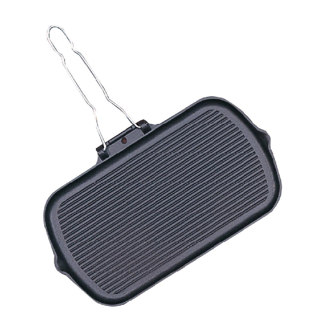 Vogue Cast Iron Grill Pan 22cm