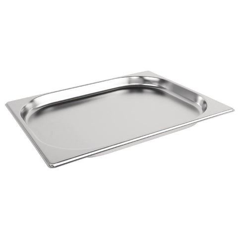 Vogue Stainless Steel 1/2 Gastronorm Pan 20mm