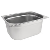 Vogue Stainless Steel 1/2 Gastronorm Pan 150mm