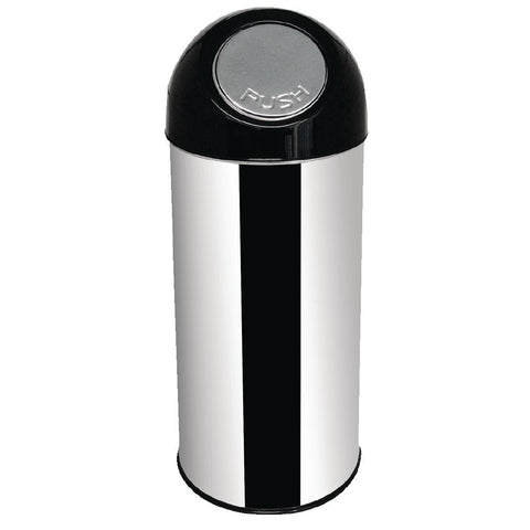 Bolero Stainless Steel Bullet Bin 50Ltr