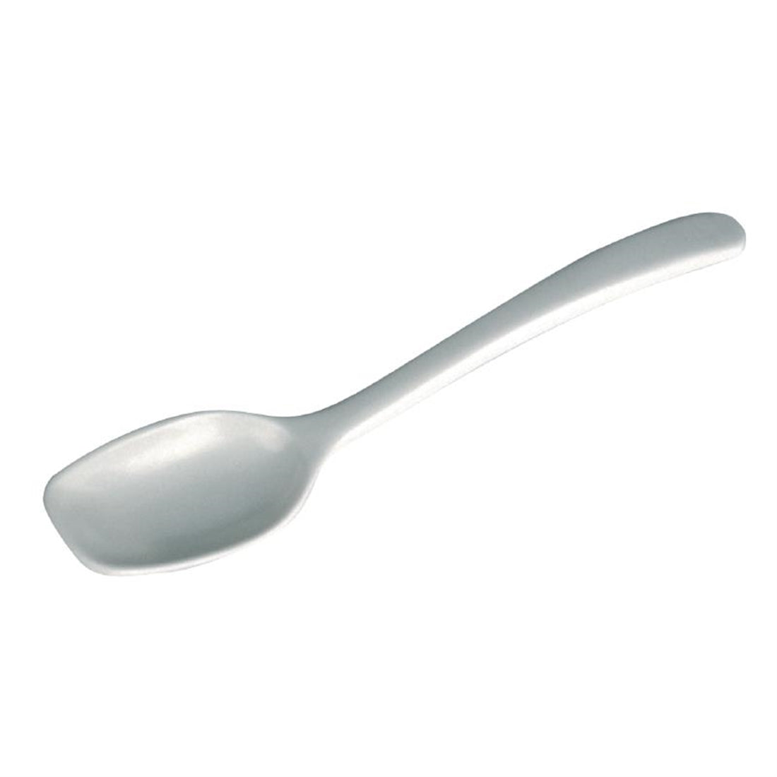 White Serving Spoon