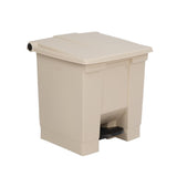 Rubbermaid Step On Pedal Bin Beige 30.5Ltr