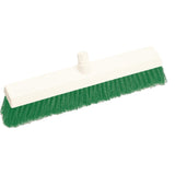 SYR Hygiene Broom Head Soft Bristle Green