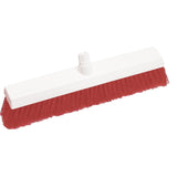 SYR Hygiene Broom Head Stiff Bristle Red