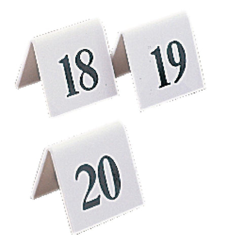 Plastic Table Numbers 31-40