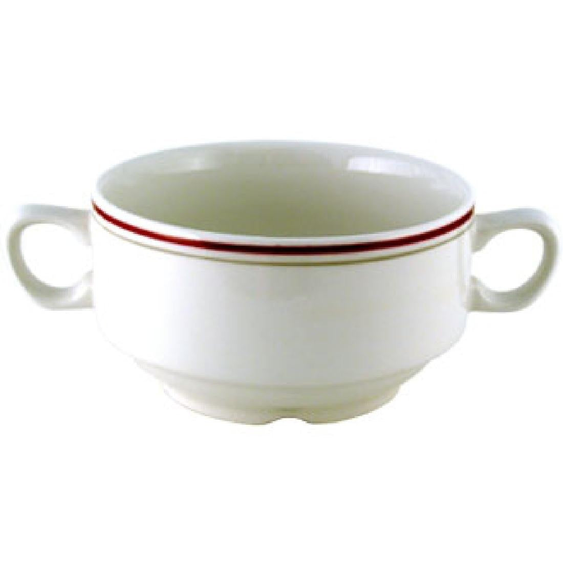 Churchill Nova Clyde Handled Soup Bowls 398ml (Pack of 24)