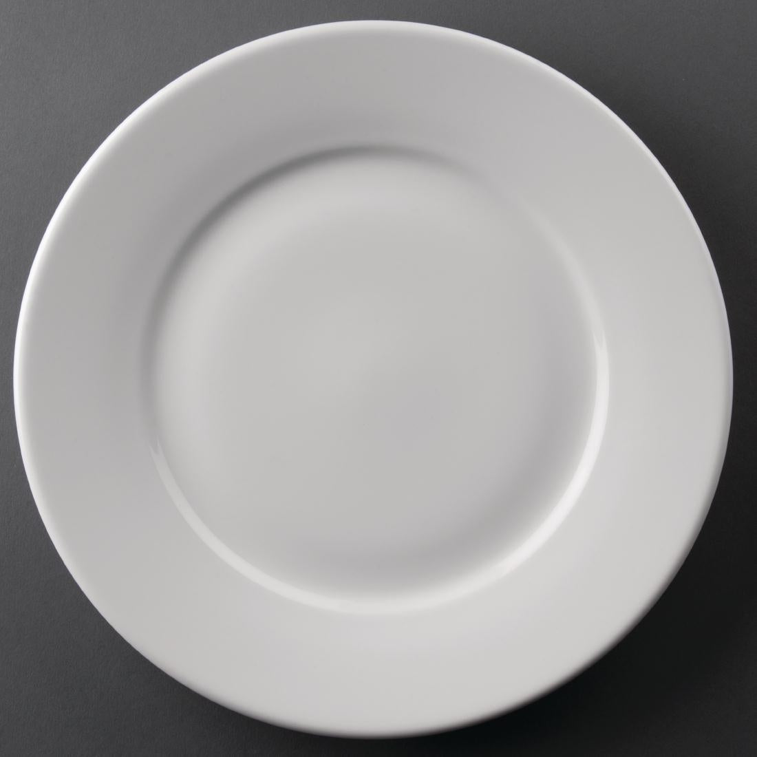 wide rimmed plates