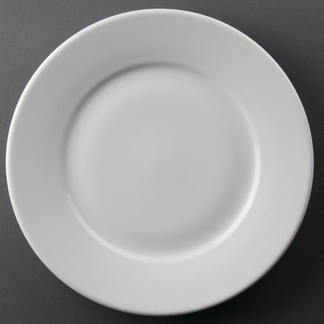 wide rimmed plates