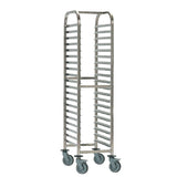 Bourgeat Full Gastronorm Racking Trolley 15 Shelves