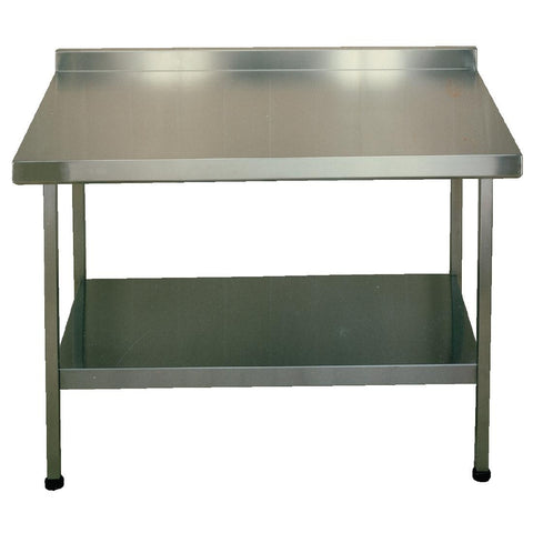 Franke Sissons Stainless Steel Wall Table with Upstand 900x600mm