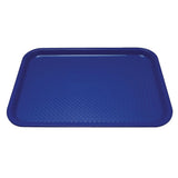 Olympia Kristallon Polypropylene Fast Food Tray Blue Medium 415mm