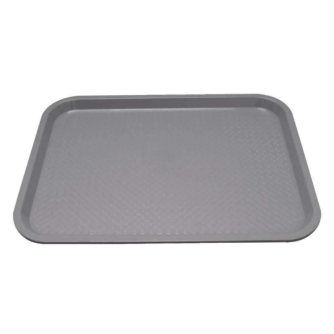 Olympia Kristallon Polypropylene Fast Food Tray Grey Large 450mm