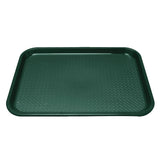 Olympia Kristallon Large Polypropylene Fast Food Tray Green 450mm