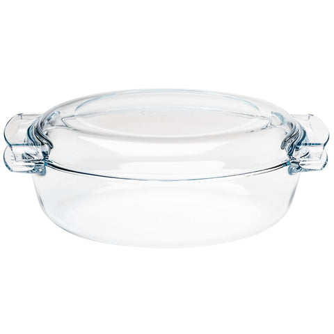 Pyrex Oval Glass Casserole Dish 4.5Ltr