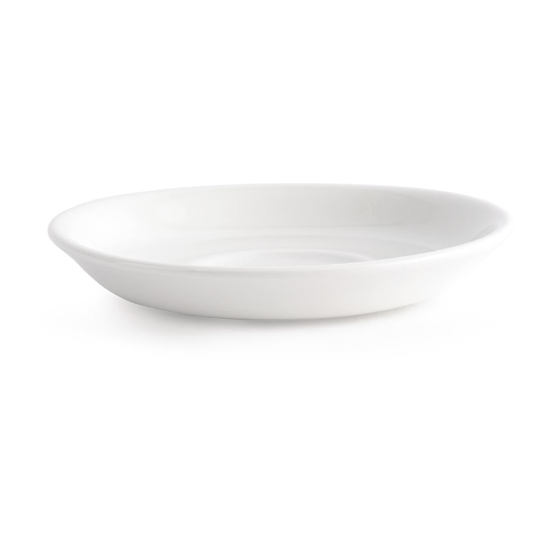 Churchill Plain Whiteware Saucers 114mm (24 pack)