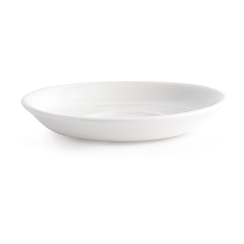 Churchill Plain Whiteware Saucers 114mm