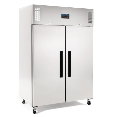 upright double door freezer