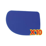 Vogue Bulk Buy Plastic Scrapers (10 Pack)