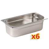 Gastronorm Container Kit 6 x 1/4GN