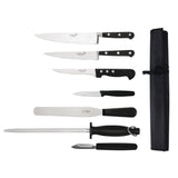 Deglon Sabatier 7 Piece Knife Set and Wallet