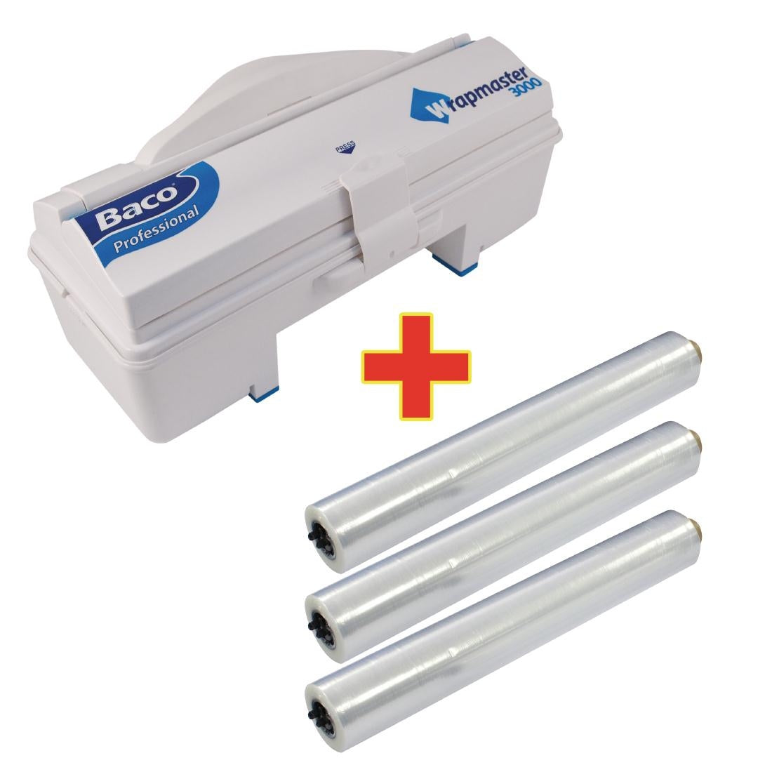 Special Offer Wrapmaster 3000 Dispenser and 3 x 300m Cling Film