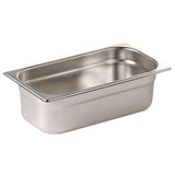 Vogue Stainless Steel Gastronorm Tray Set 5 x 1/3 & 1 x 1/2