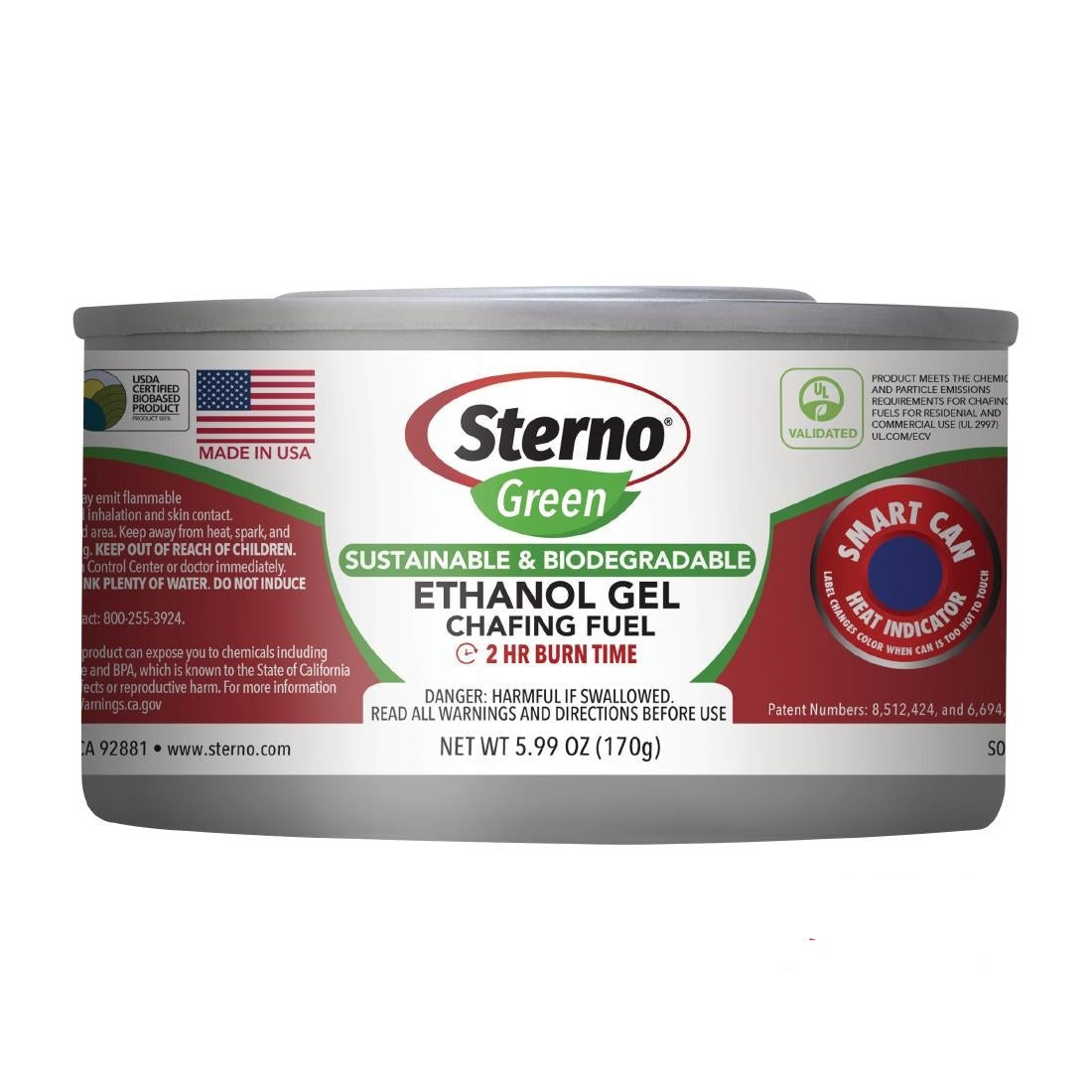 Sterno Green Ethanol Gel Chafing Fuel 2 Hour (Pack of 72)