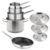 Vogue Cook Like A Pro 4-Piece Stainless Steel Cookware