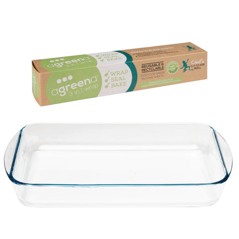 Pyrex Rectangular Roaster Set & Baking Sheet Roll