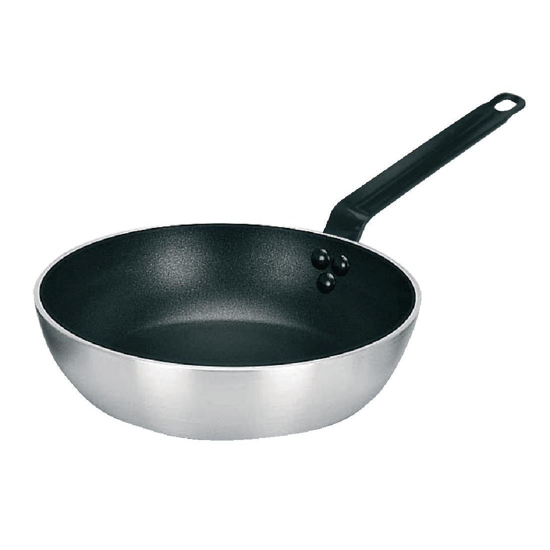 Vogue Aluminium Non-Stick Flared SautŽ Pan 24cm
