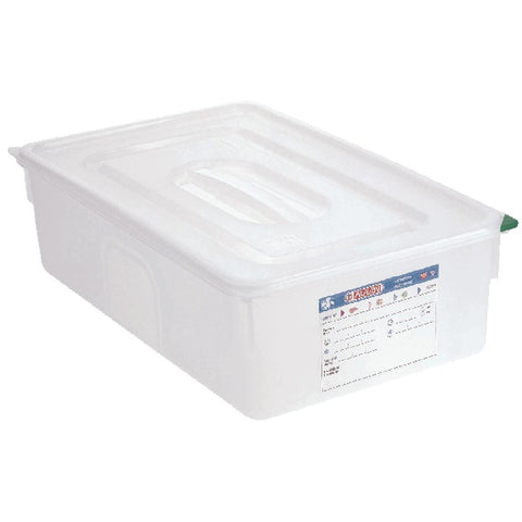 Araven Polypropylene 1/1 Gastronorm Food Storage Box 21Ltr