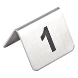 Stainless Steel Table Numbers 1-10