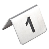 Olympia Stainless Steel Table Numbers 31-40 (10 Pack)
